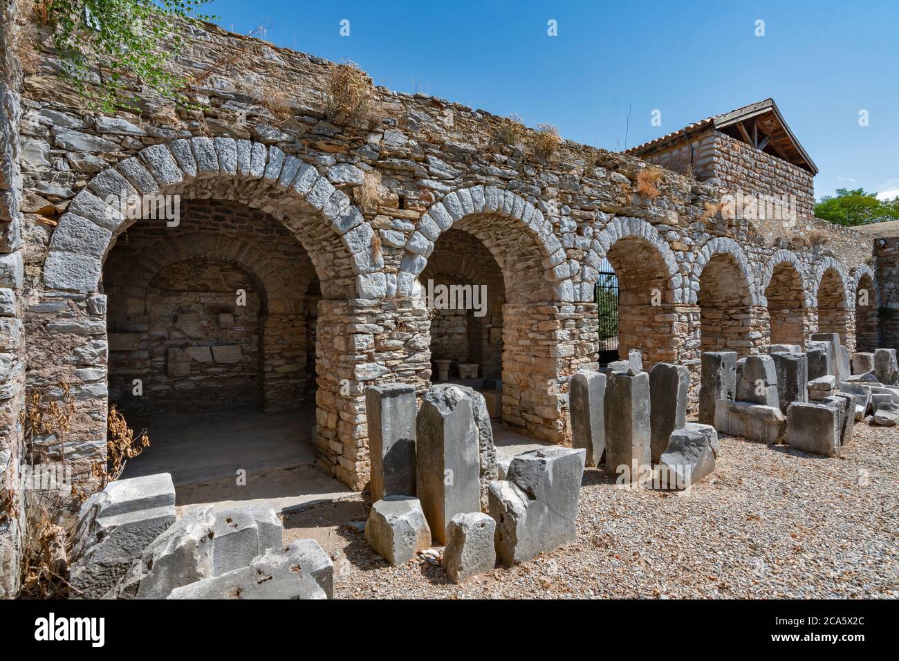 Iasos ville grecque dans le district de Milas de la province de Mugla en Turquie Banque D'Images