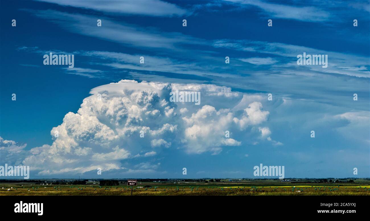 Nuages d’orage Banque D'Images
