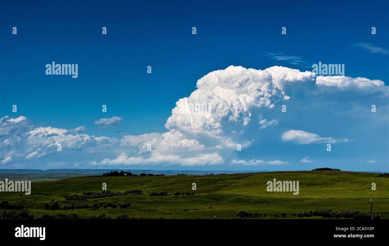 Nuages d’orage Banque D'Images