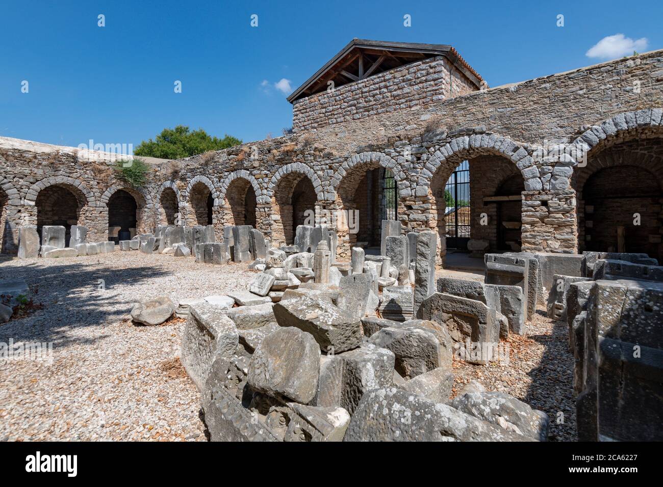Iasos ville grecque dans le district de Milas de la province de Mugla en Turquie Banque D'Images