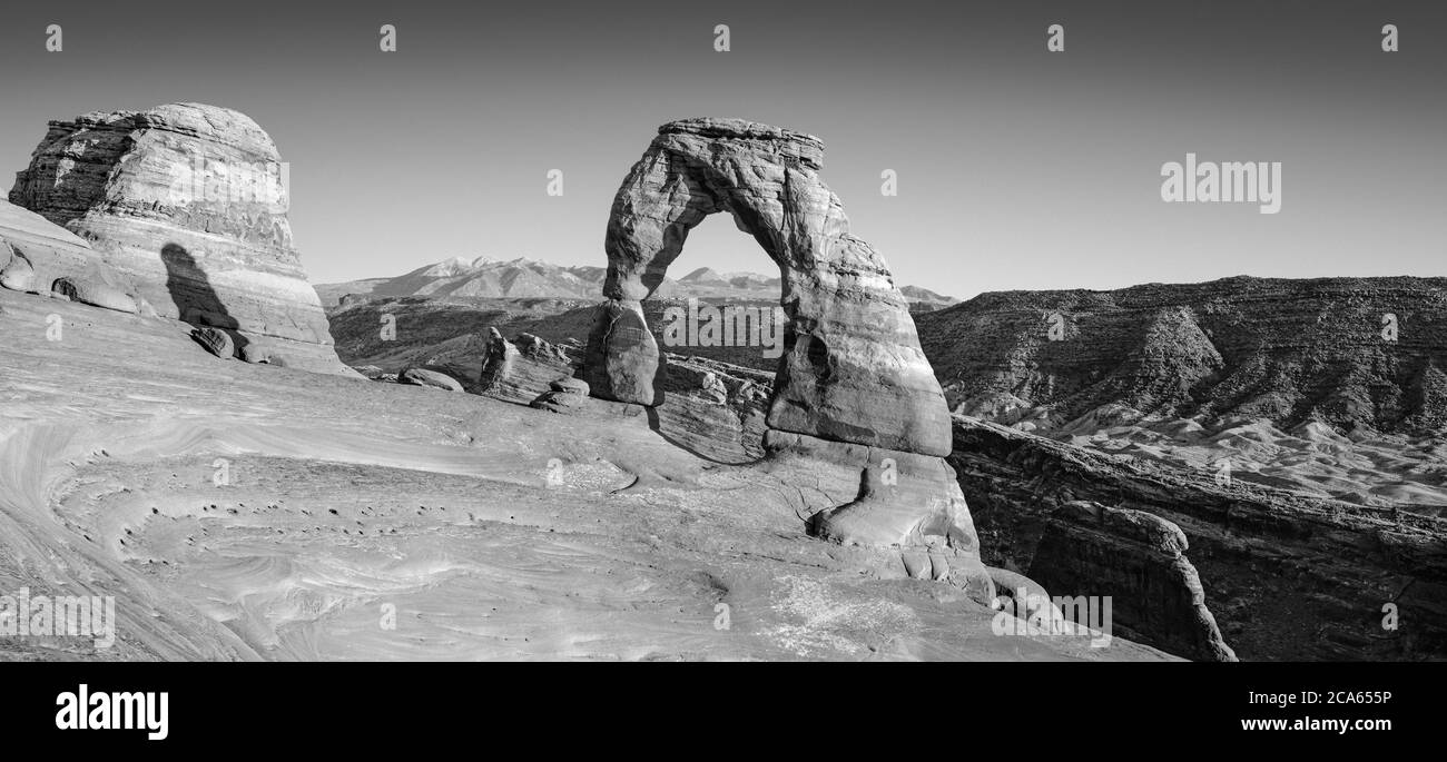 Delicate Arch, Arches National Park, Utah, USA Banque D'Images