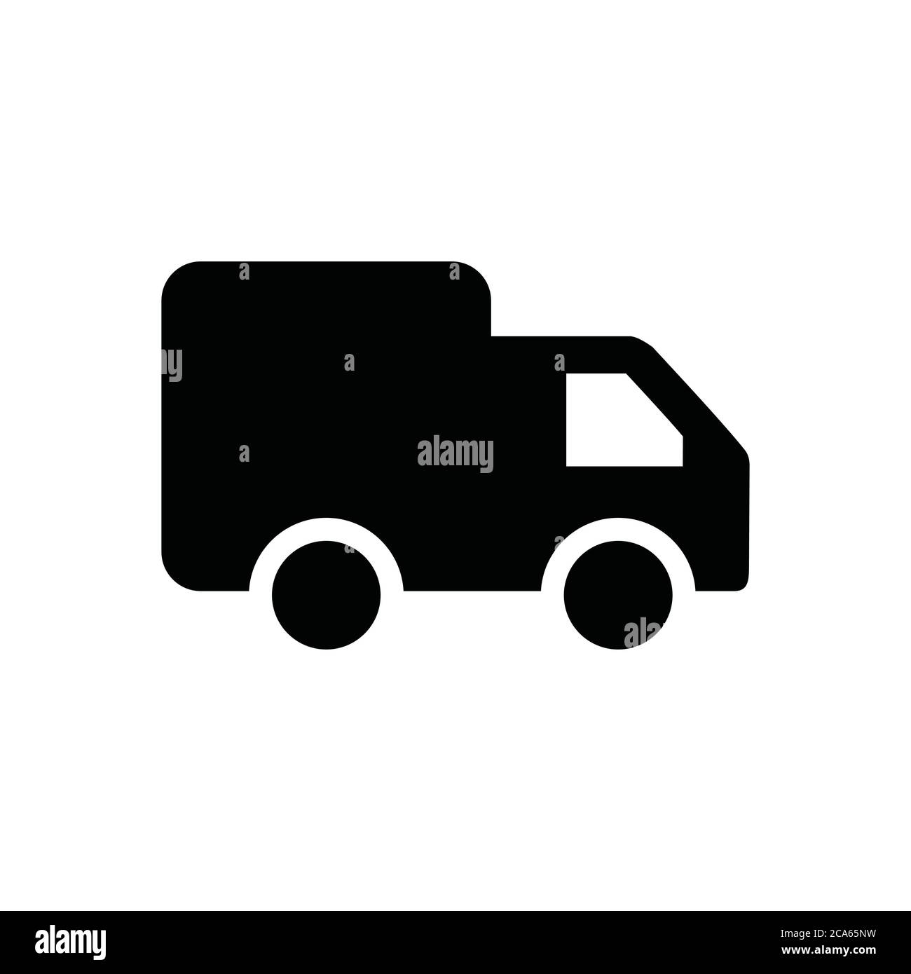 vecteur de l'icône logistique de la voiture de camion Illustration de Vecteur