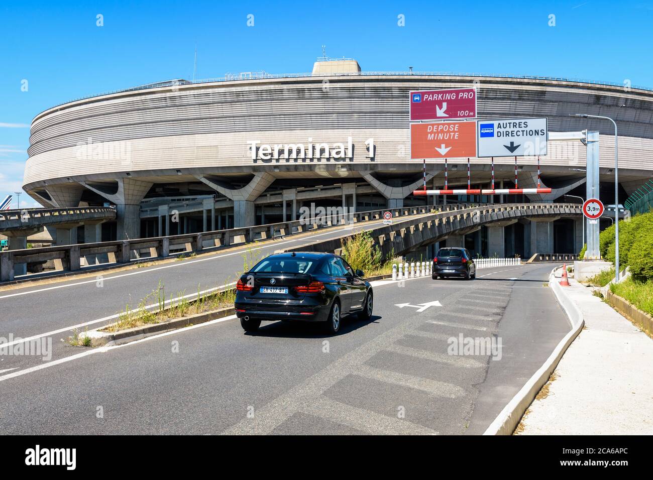 Roissy airport cars charles de gaulle Banque de photographies et d