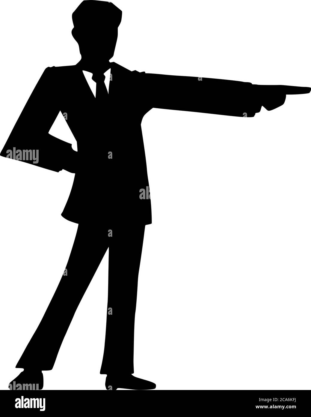 Dessin vectoriel de figure dessin de dessin conceptuel illustration de la silhouette noire de l'homme en costume ou homme d'affaires pointant, montrant ou présentant quelque chose. Illustration de Vecteur