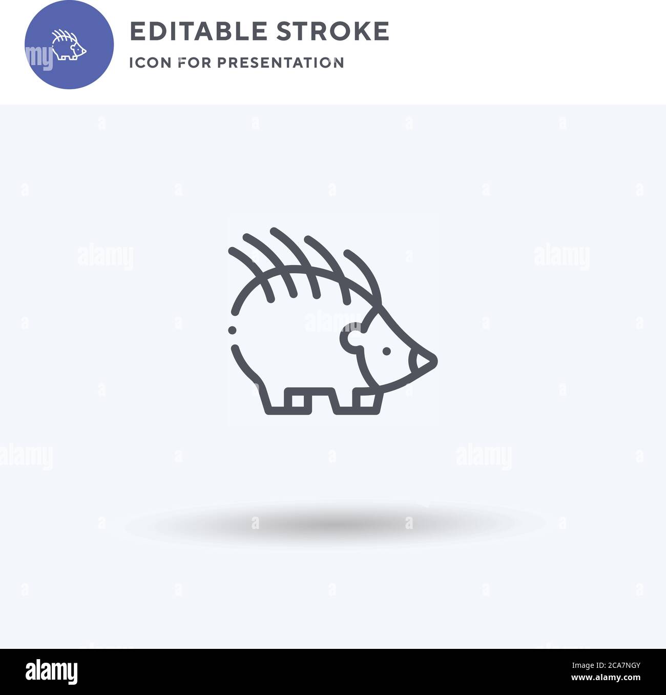 Hedgehog Logo Banque d'images vectorielles - Alamy