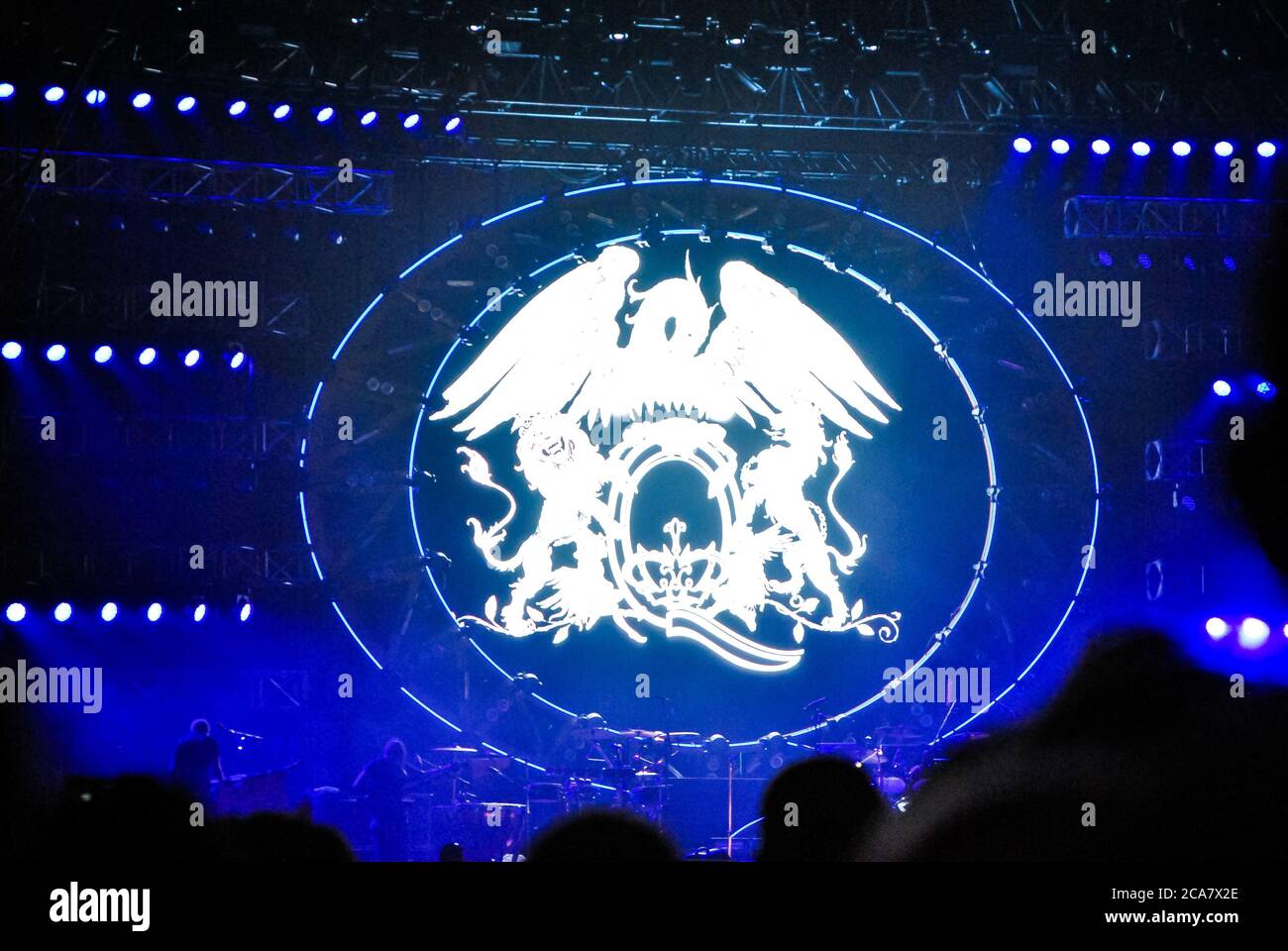 La reine se déroule au Grand Prix de F1 de Singapour 2016 Banque D'Images