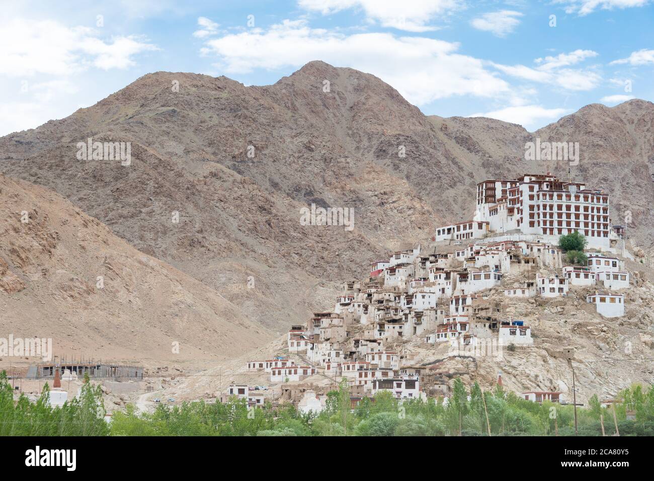 Ladakh, Inde - Monastère Chemrey (Chemrey Gompa) à Leh, Ladakh, Jammu-et-Cachemire, Inde. Le monastère a été construit à l'origine en 1664. Banque D'Images
