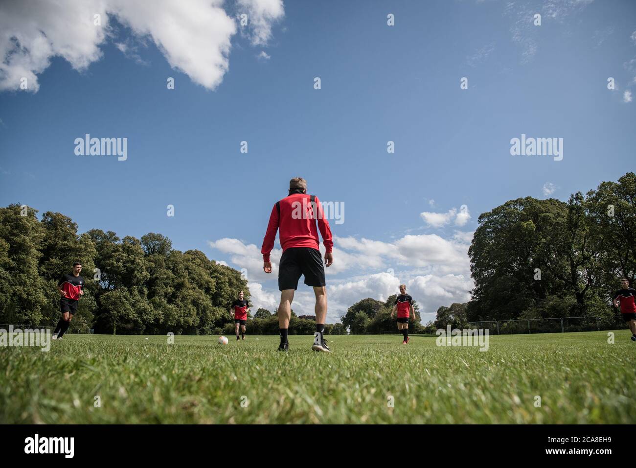 Tling Athletic 4 Harefield United1, 17/08/2019. Stade de base, Spartan South Midlands League Premier Division. Photo de Simon Gill. Banque D'Images