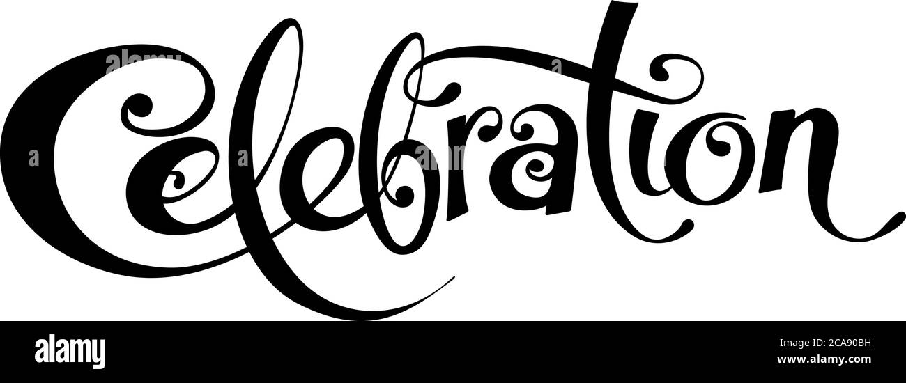 Texte de calligraphie personnalisé Illustration de Vecteur