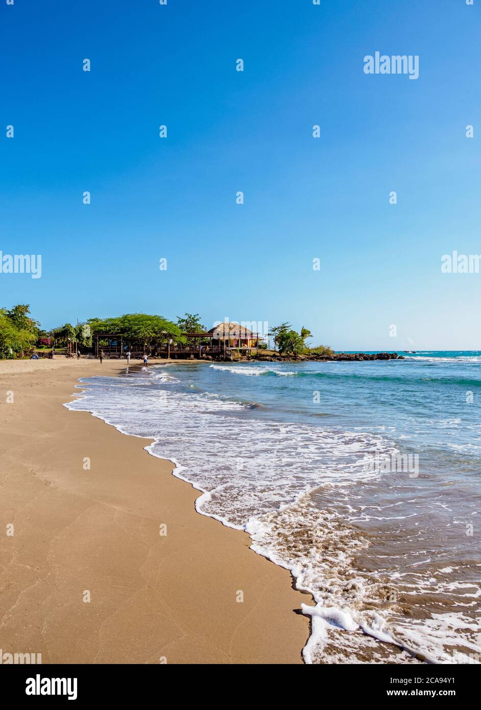 Jack sprat Beach, Treasure Beach, paroisse de Saint Elizabeth, Jamaïque, Antilles, Caraïbes, Amérique centrale Banque D'Images