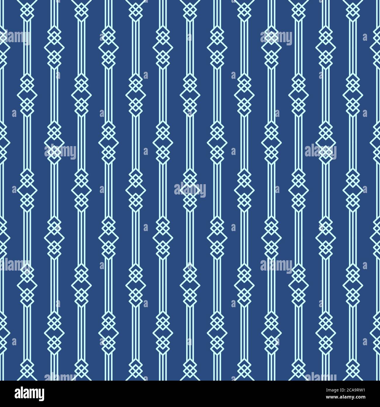 Motif lignes sans couture, arrière-plan géométrique abstrait bleu marine et turquoise. Illustration vectorielle. Illustration de Vecteur