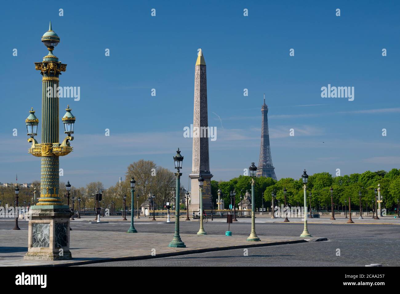 Place de la Concorde, de la place de la Concorde est l'une des grandes places publiques à Paris, France Banque D'Images