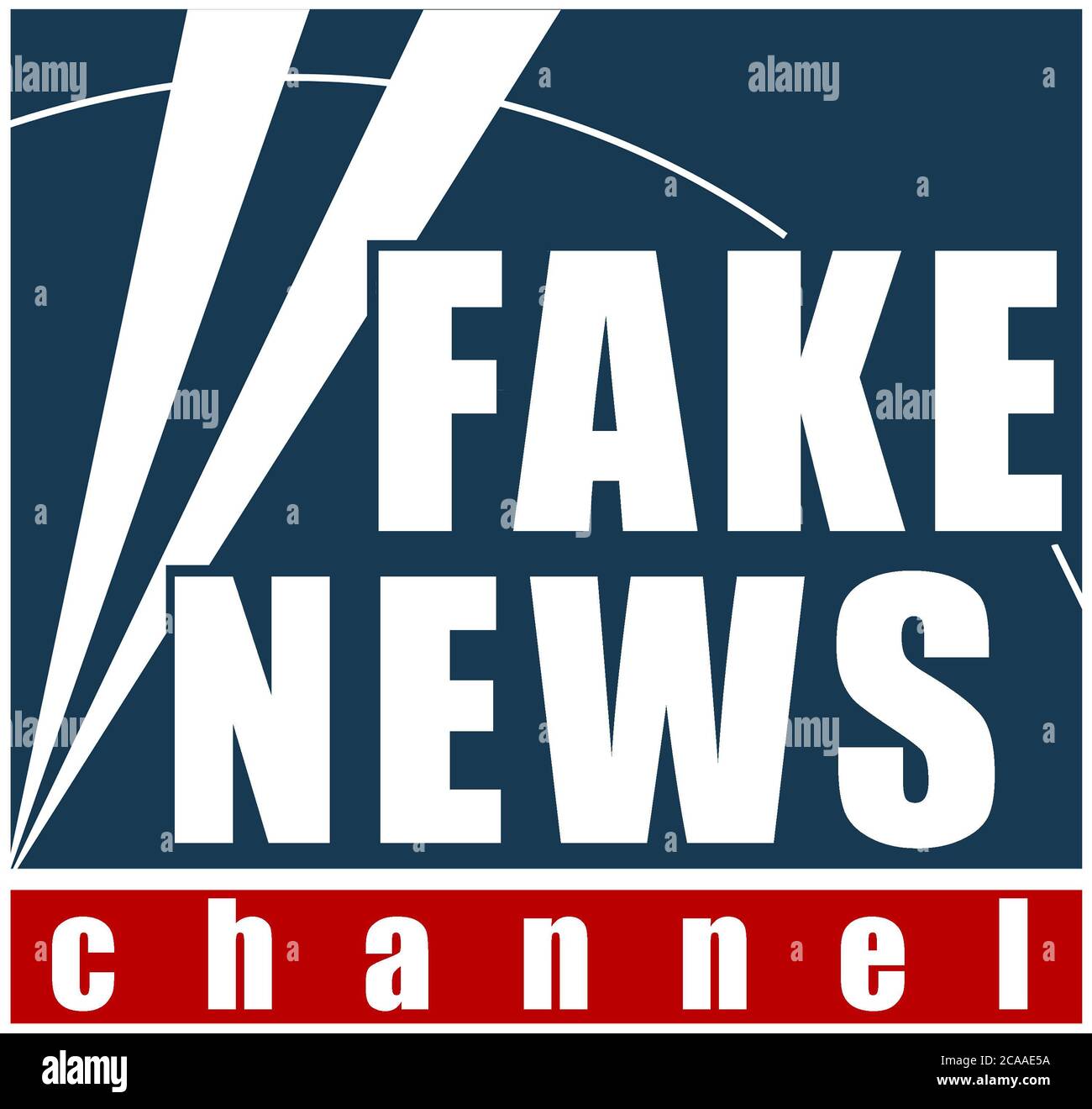 Fake News channel Banque D'Images