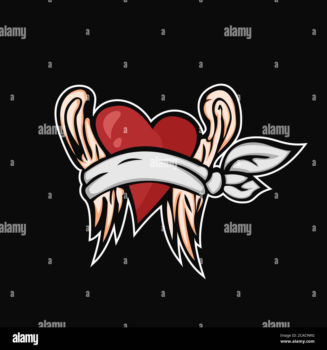 l'illustration de conception de vecteur d'aile aveugle est incroyable pour votre entreprise ou marque Illustration de Vecteur