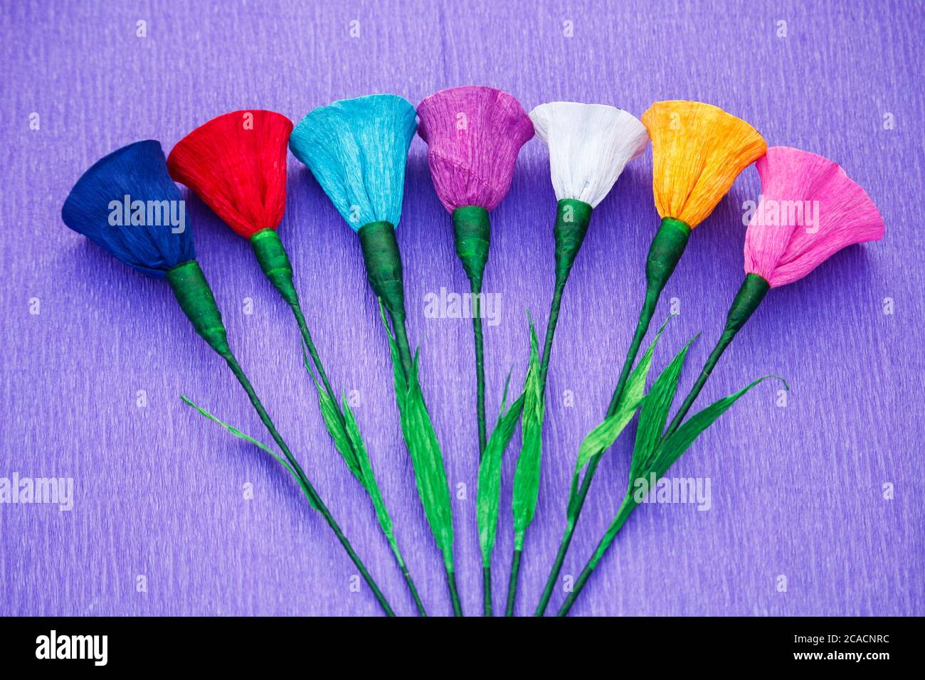 Fleur en papier origami maison colorée, bricolage en papier floral, style papier  fleur, bricolage décoration maison Photo Stock - Alamy