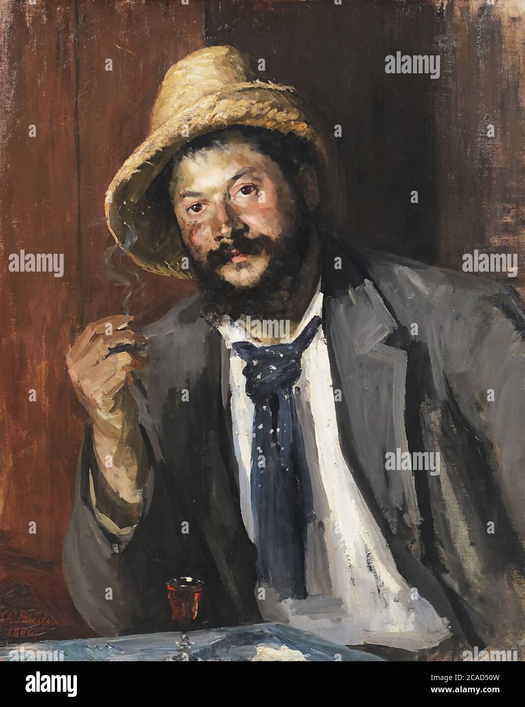 Breslau Marie Louise - Ernst Josephson - École allemande - 19e siècle Banque D'Images