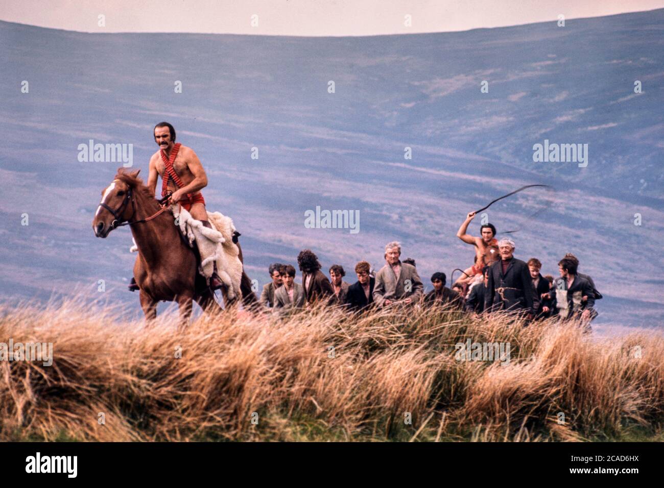 Sean Connery dans le film zardoz de 1974 jouant le personnage Zed