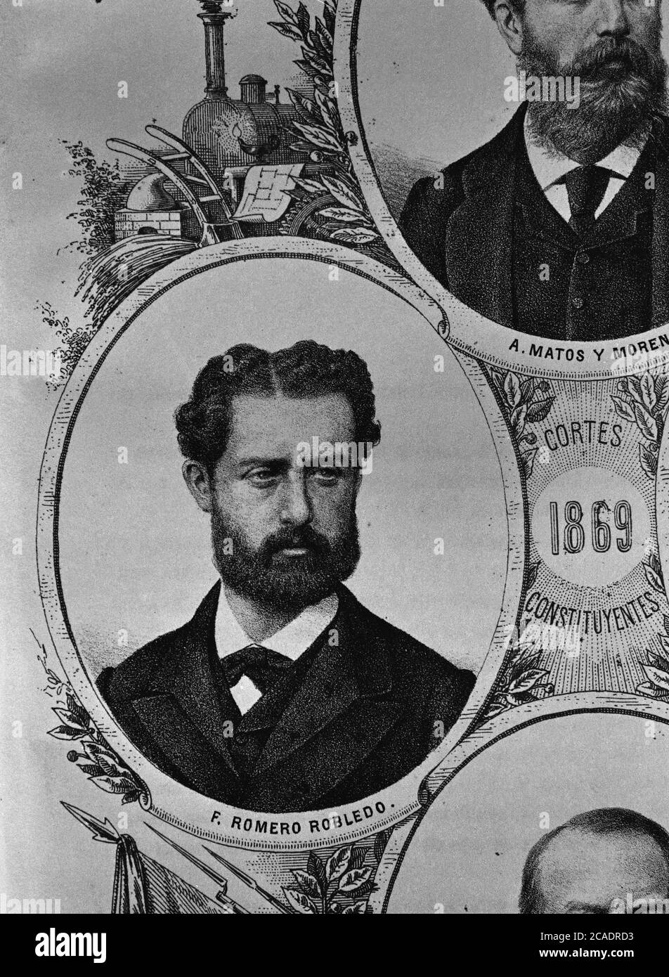 FRANCISCO ROMERO ROBLEDO (1838/1906) - POLITICO. Banque D'Images