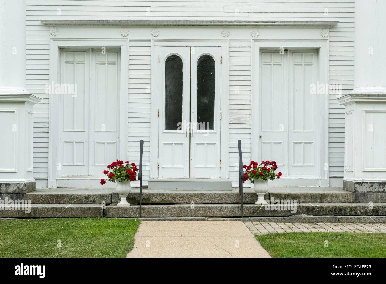 L'église congrégationale sur la commune à Templeton, Massachusetts Banque D'Images