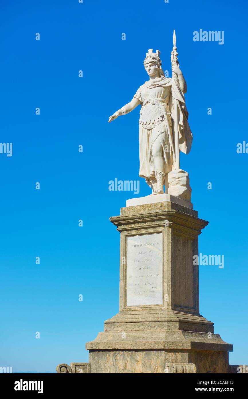 La Statue de la liberté dans la ville de Saint-Marin, la République de Saint-Marin Banque D'Images
