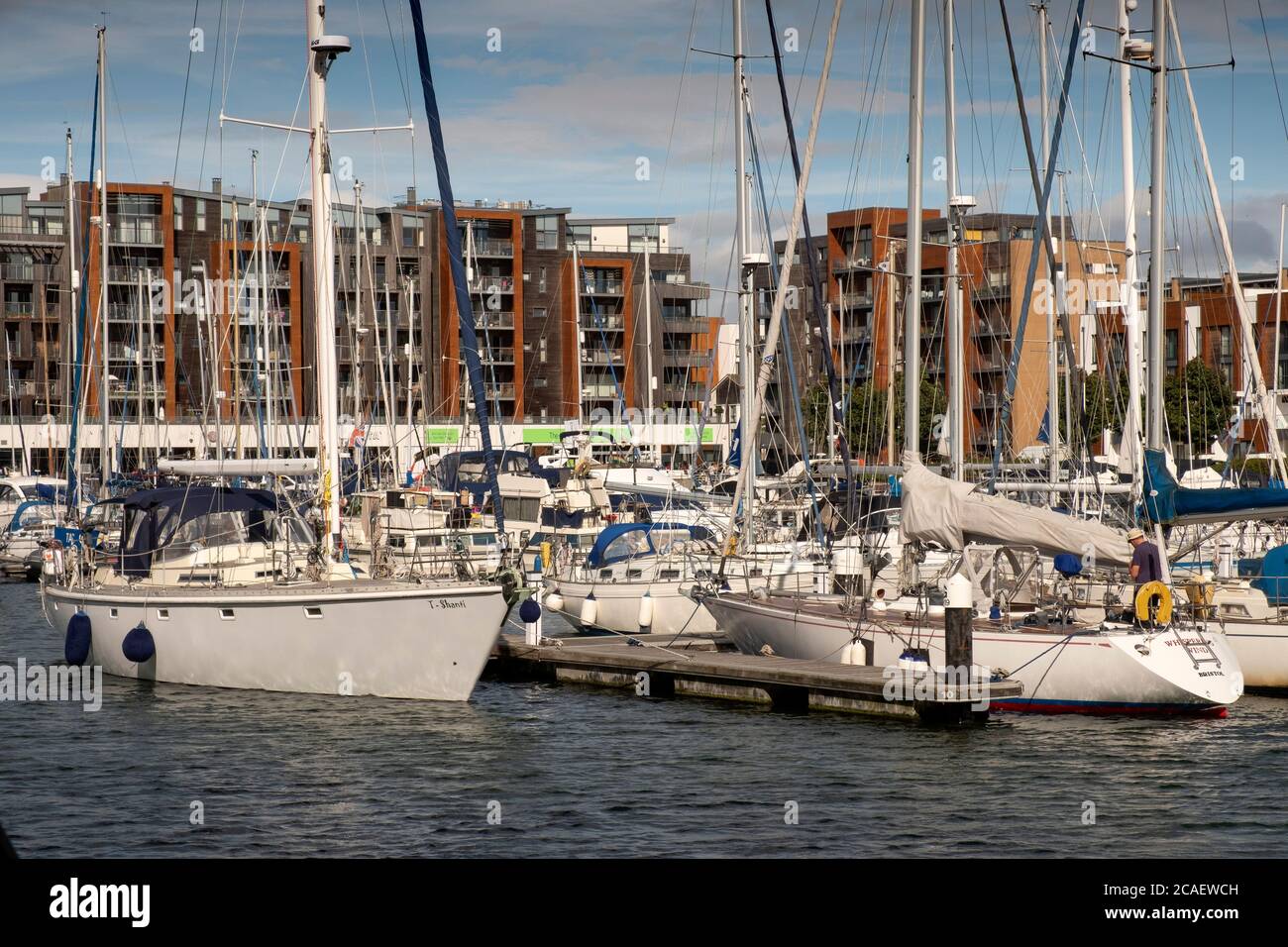 Portishead Marina, Somerset, Royaume-Uni Banque D'Images