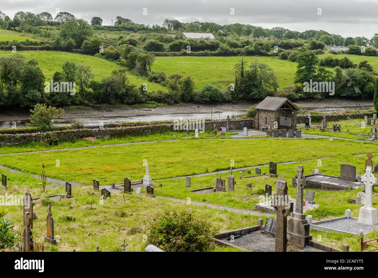 Cimetière d'Abbeystrowry à Skibbereen, en Irlande, où 8 10 000 victimes de la famine irlandaise de 1845-1850 sont enterrées. Banque D'Images