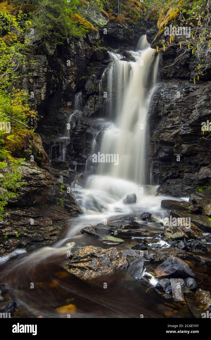 Triple Falls #2, St. Anthony (Terre-Neuve-et-Labrador) T.-N.-L., Canada Banque D'Images