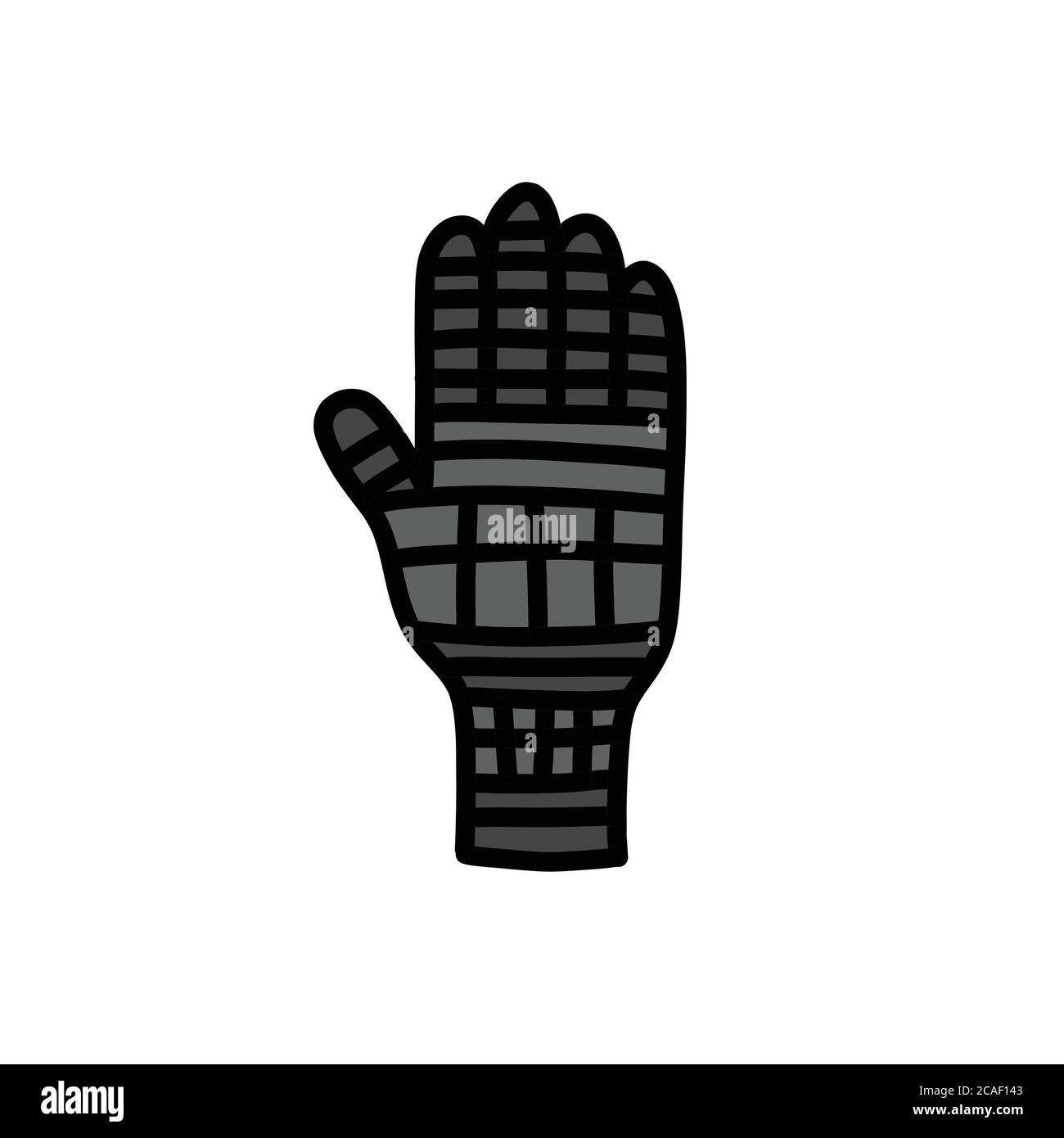 icône d'exosquelette doodle, illusration vectorielle Illustration de Vecteur