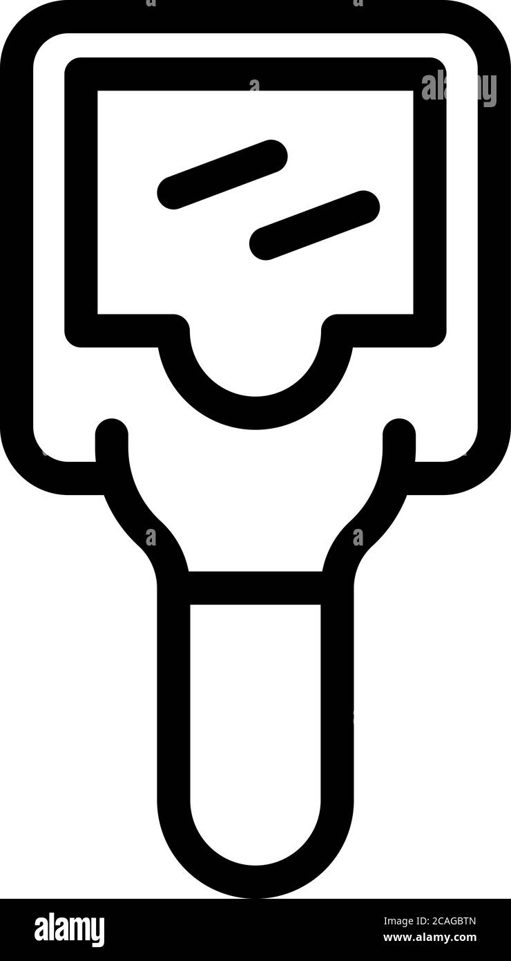 Icône de la caméra infrarouge ThermoVision, style de contour Illustration de Vecteur