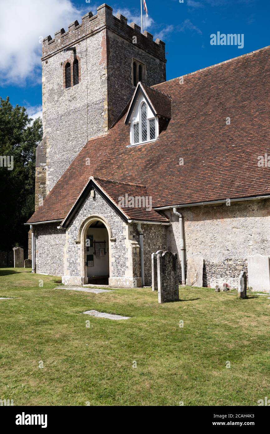 La paroisse de Sainte-Marie et de toutes les Saints à Droxford Hampshire Banque D'Images