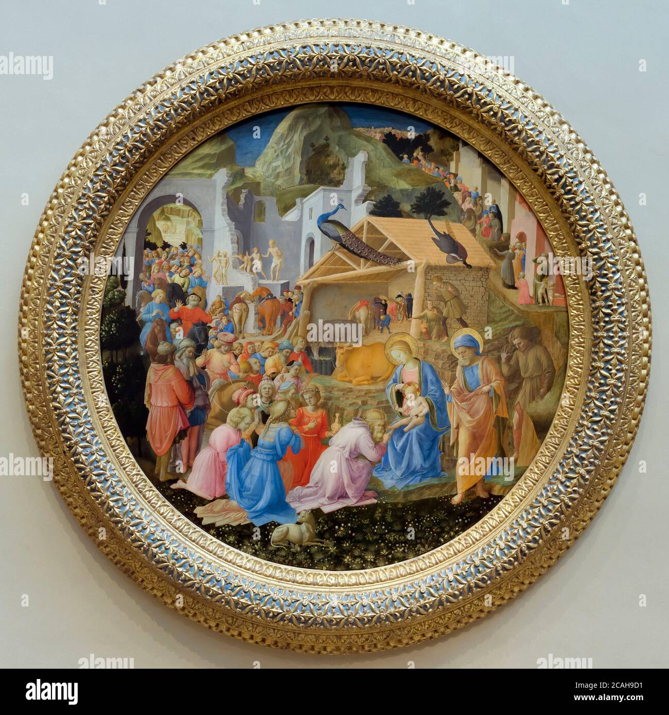 L'Adoration des Mages, Fra Angelico et Fra Filippo Lippi, vers 1440-1460, National Gallery of Art, Washington DC, USA, Amérique du Nord Banque D'Images