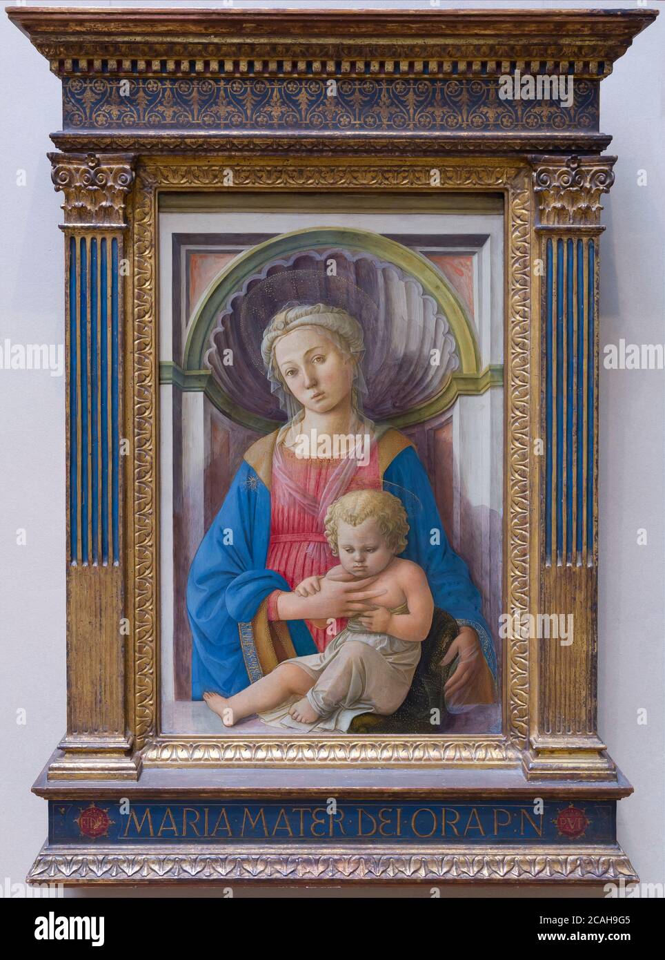 Vierge et l'enfant, Fra Filippo Lippi, vers 1440, National Gallery of Art, Washington DC, USA, Amérique du Nord Banque D'Images