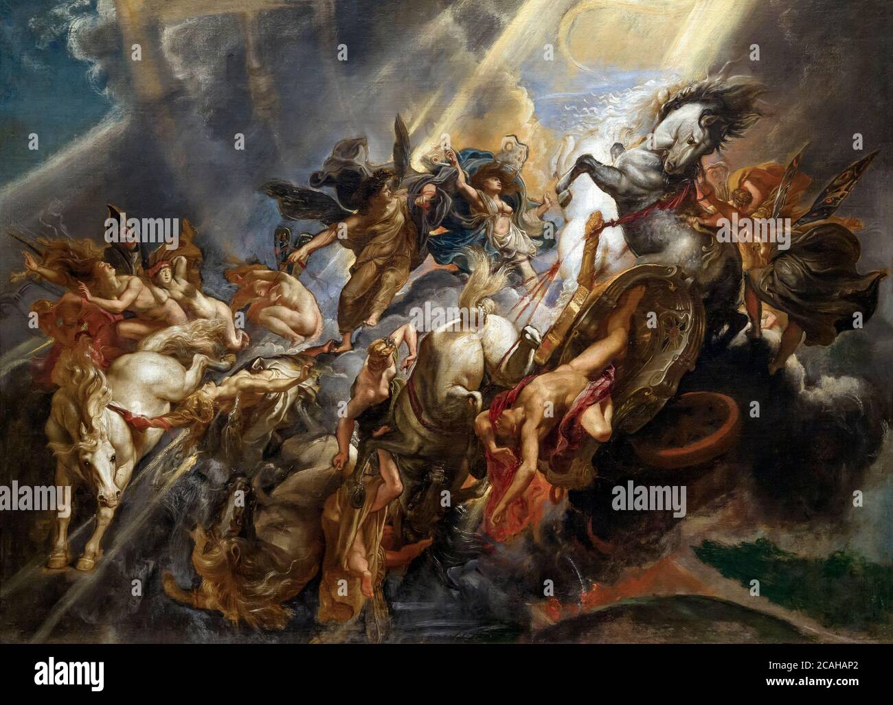 La chute de Phaeton, Peter Paul Rubens, vers 1605, National Gallery of Art, Washington DC, USA, Amérique du Nord Banque D'Images