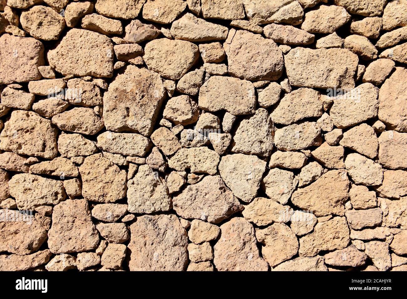 Mur de pierre. Banque D'Images