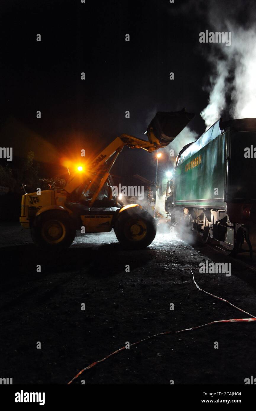 « Cheltenham » étant composé à Bridgnorth. Banque D'Images