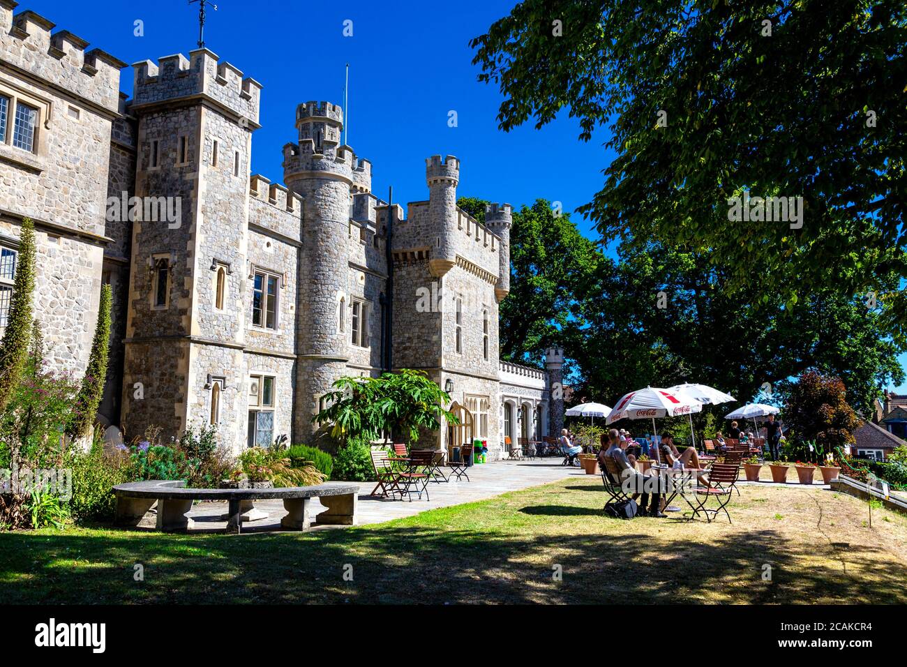 Extérieur du château Whitstable, Whitstable, Kent, Royaume-Uni Banque D'Images