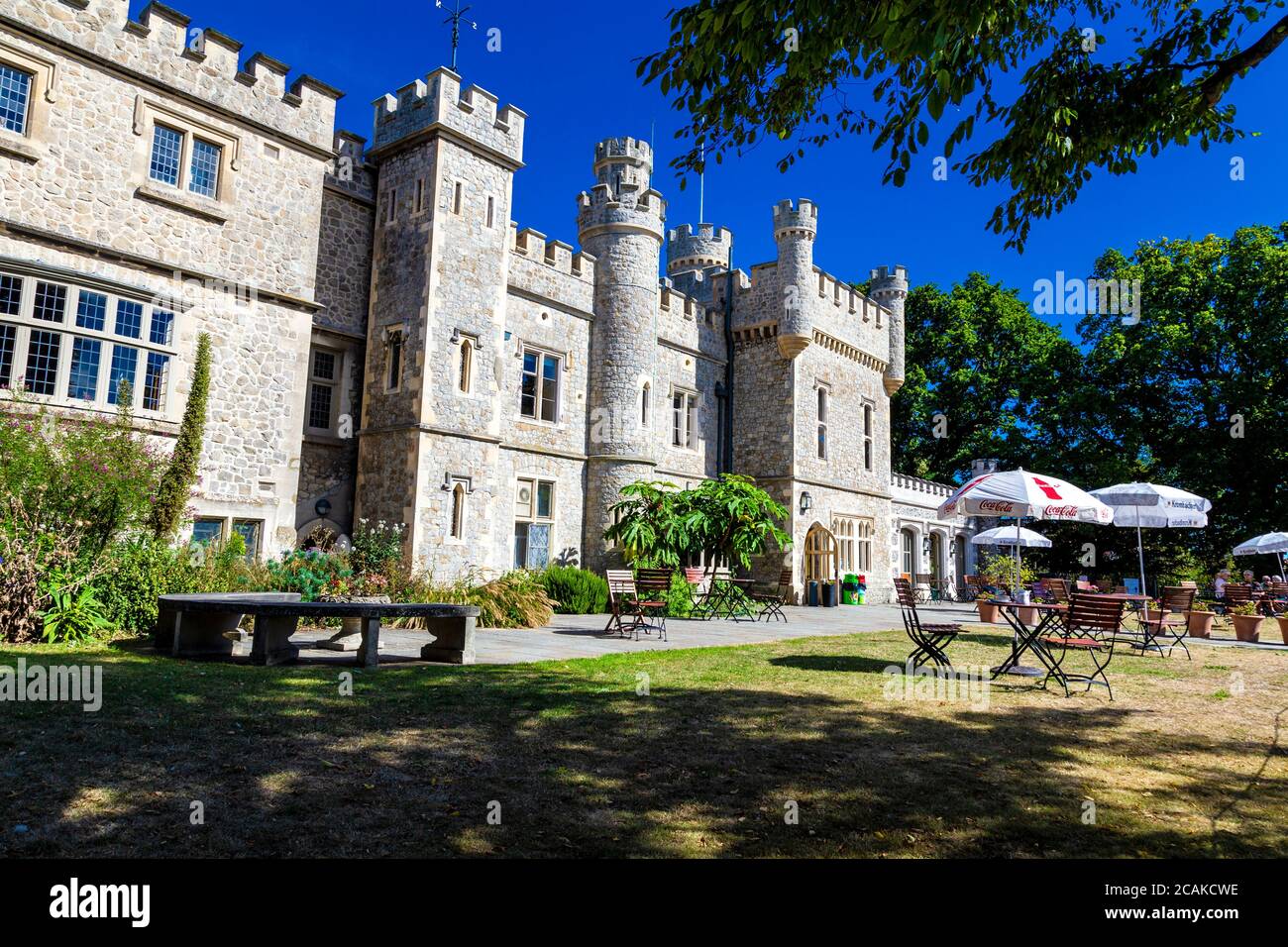Extérieur du château Whitstable, Whitstable, Kent, Royaume-Uni Banque D'Images
