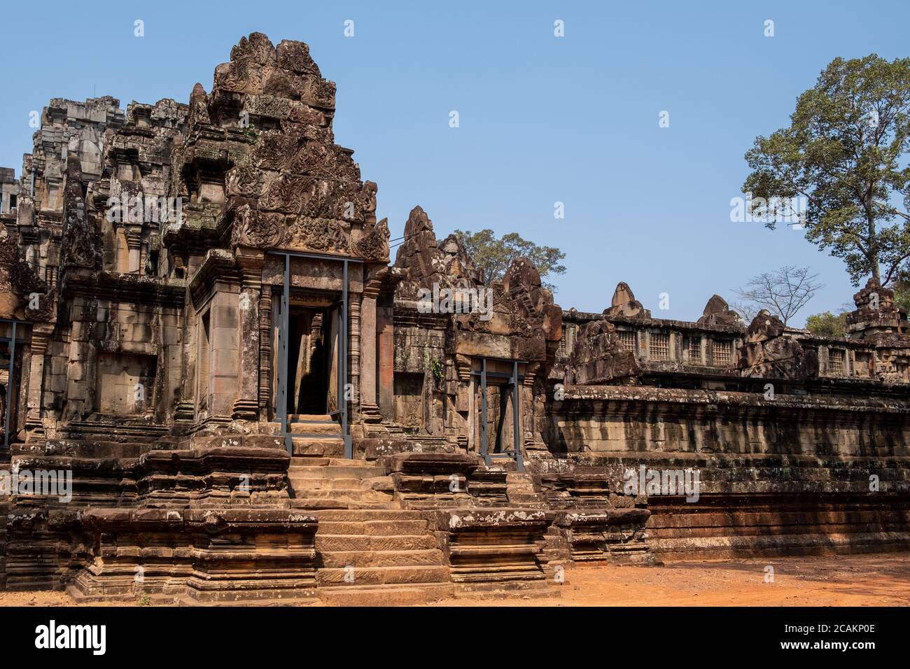 Temple Ta Keo, Siem Reap, Cambodge Banque D'Images