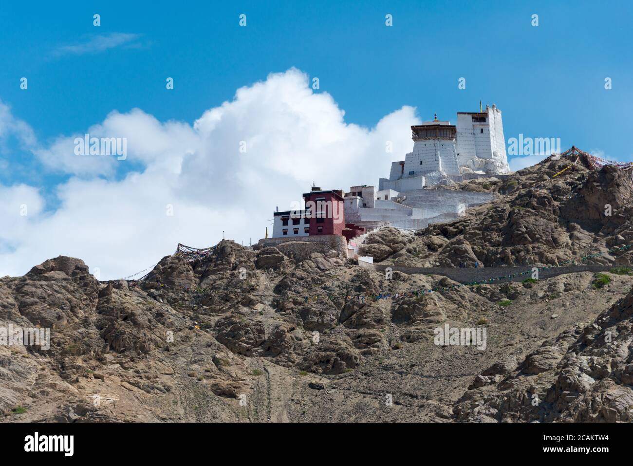 Ladakh, Inde - Monastère Namgyal Tsemo (Namgyal Tsemo Gompa) à Leh, Ladakh, Jammu et Cachemire, Inde. Banque D'Images