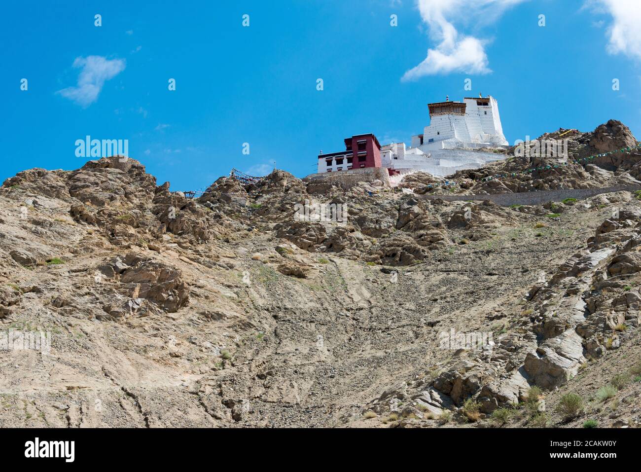 Ladakh, Inde - Monastère Namgyal Tsemo (Namgyal Tsemo Gompa) à Leh, Ladakh, Jammu et Cachemire, Inde. Banque D'Images