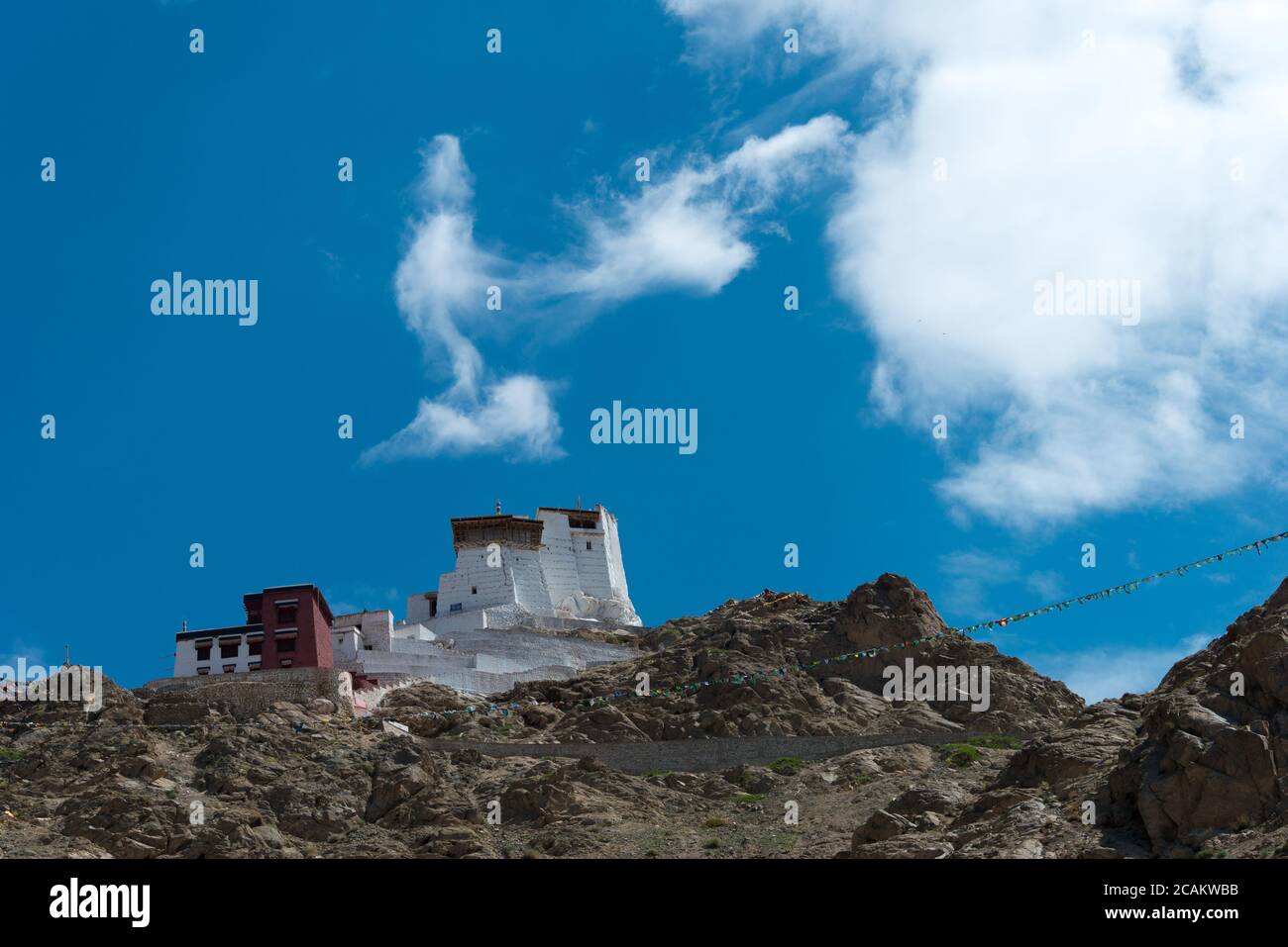 Ladakh, Inde - Monastère Namgyal Tsemo (Namgyal Tsemo Gompa) à Leh, Ladakh, Jammu et Cachemire, Inde. Banque D'Images
