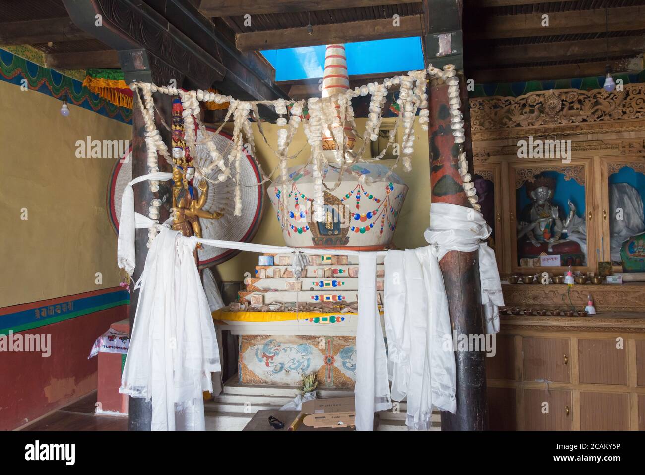 Ladakh, Inde - Monastère Namgyal Tsemo (Namgyal Tsemo Gompa) à Leh, Ladakh, Jammu et Cachemire, Inde. Banque D'Images