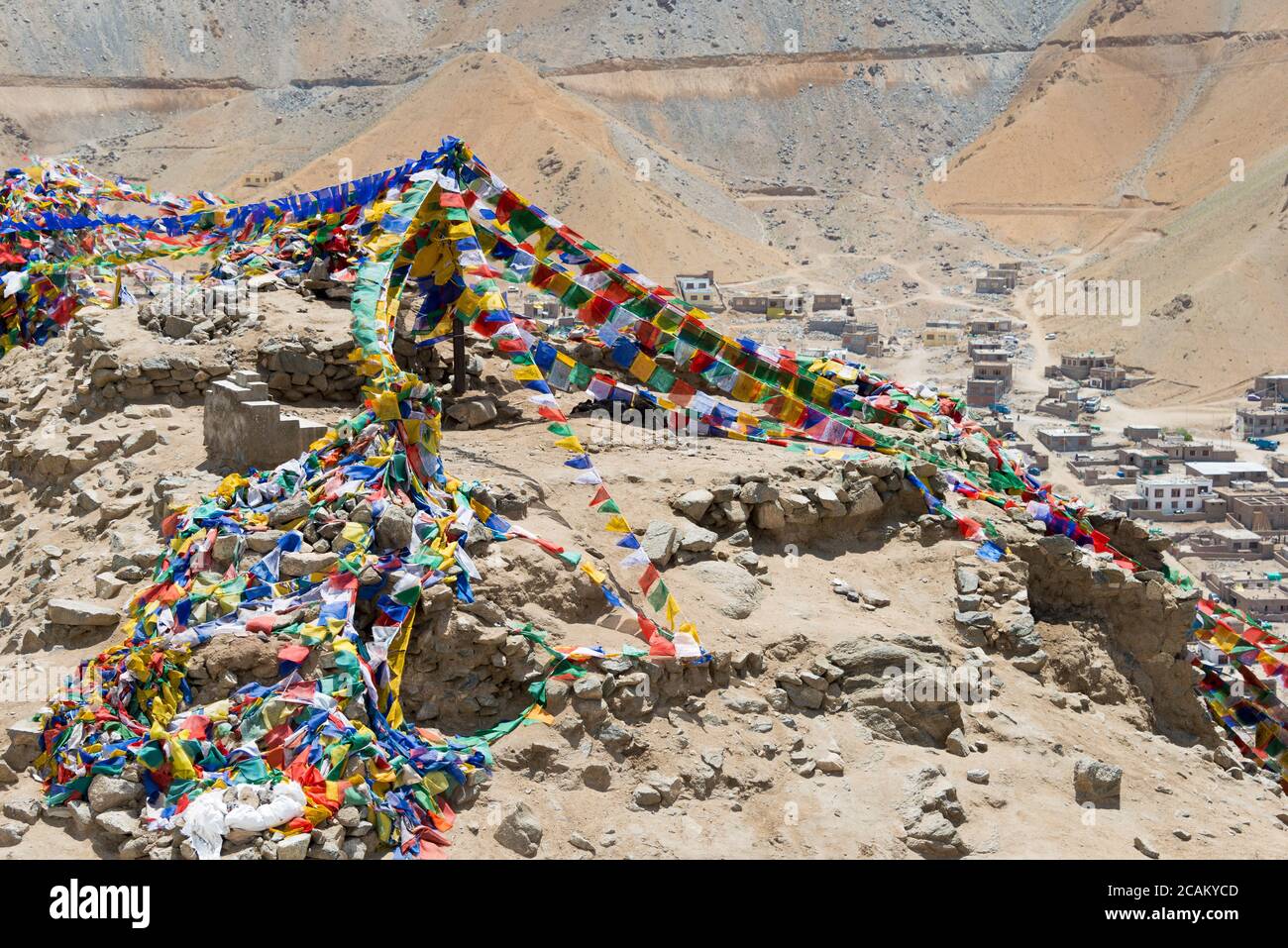 Ladakh, Inde - Monastère Namgyal Tsemo (Namgyal Tsemo Gompa) à Leh, Ladakh, Jammu et Cachemire, Inde. Banque D'Images