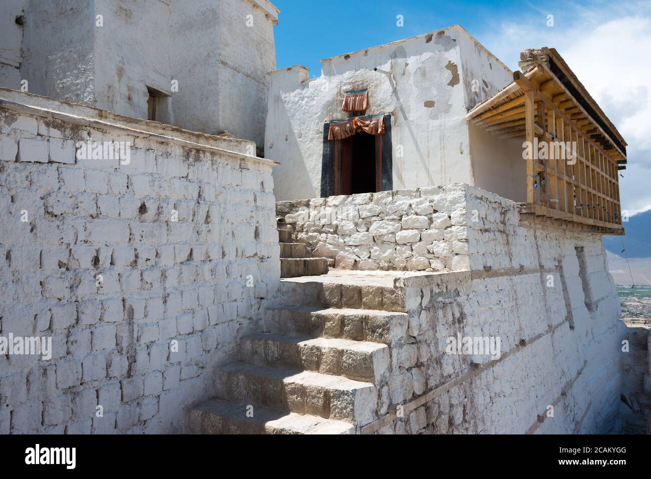 Ladakh, Inde - Monastère Namgyal Tsemo (Namgyal Tsemo Gompa) à Leh, Ladakh, Jammu et Cachemire, Inde. Banque D'Images