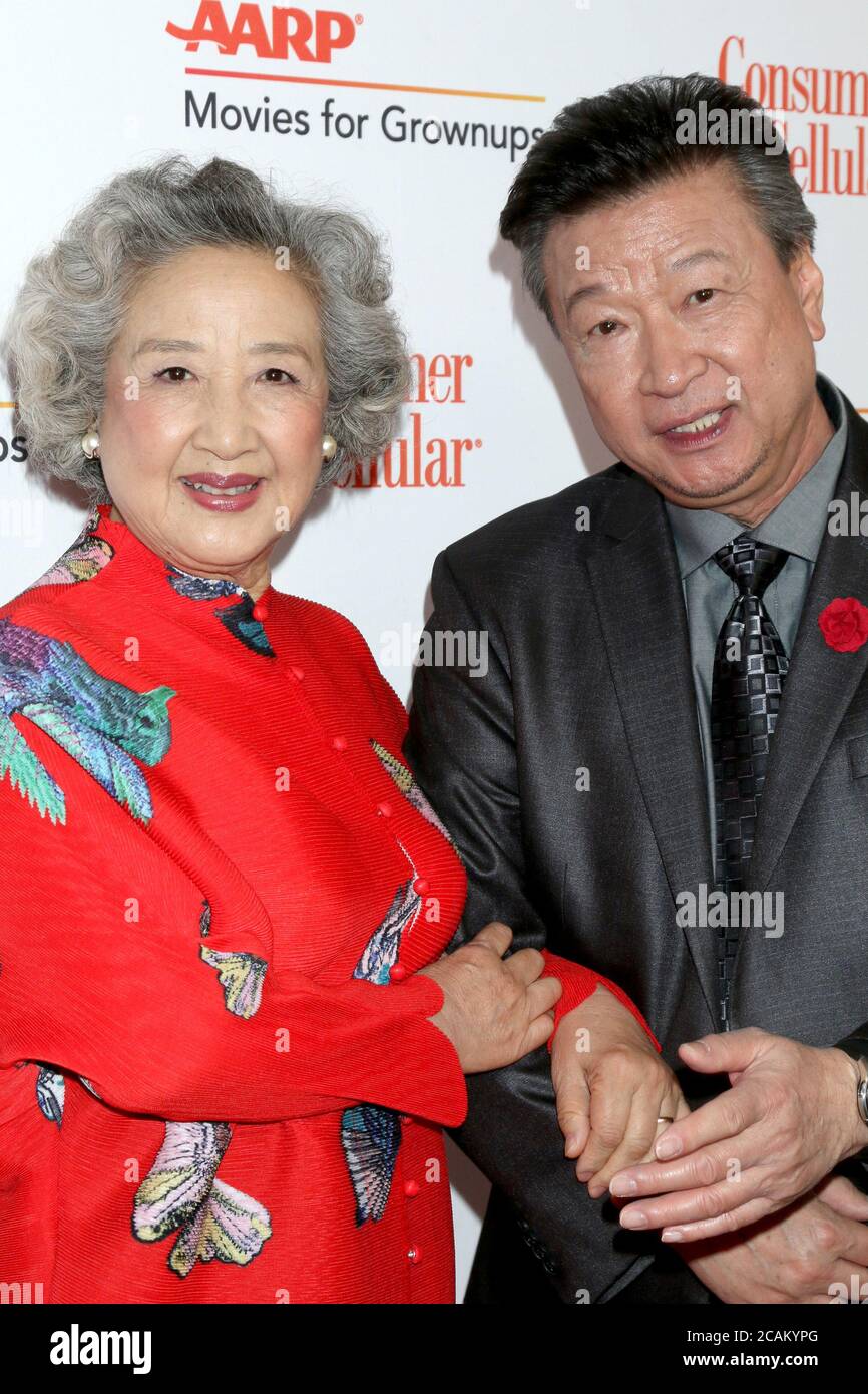 LOS ANGELES - JAN 11: Zhao Shuzhen et Tzi Ma à l'AARP films pour Grownups 2020 à l'hôtel Beverly Wilshire le 11 janvier 2020 à Beverly Hills, CA Banque D'Images