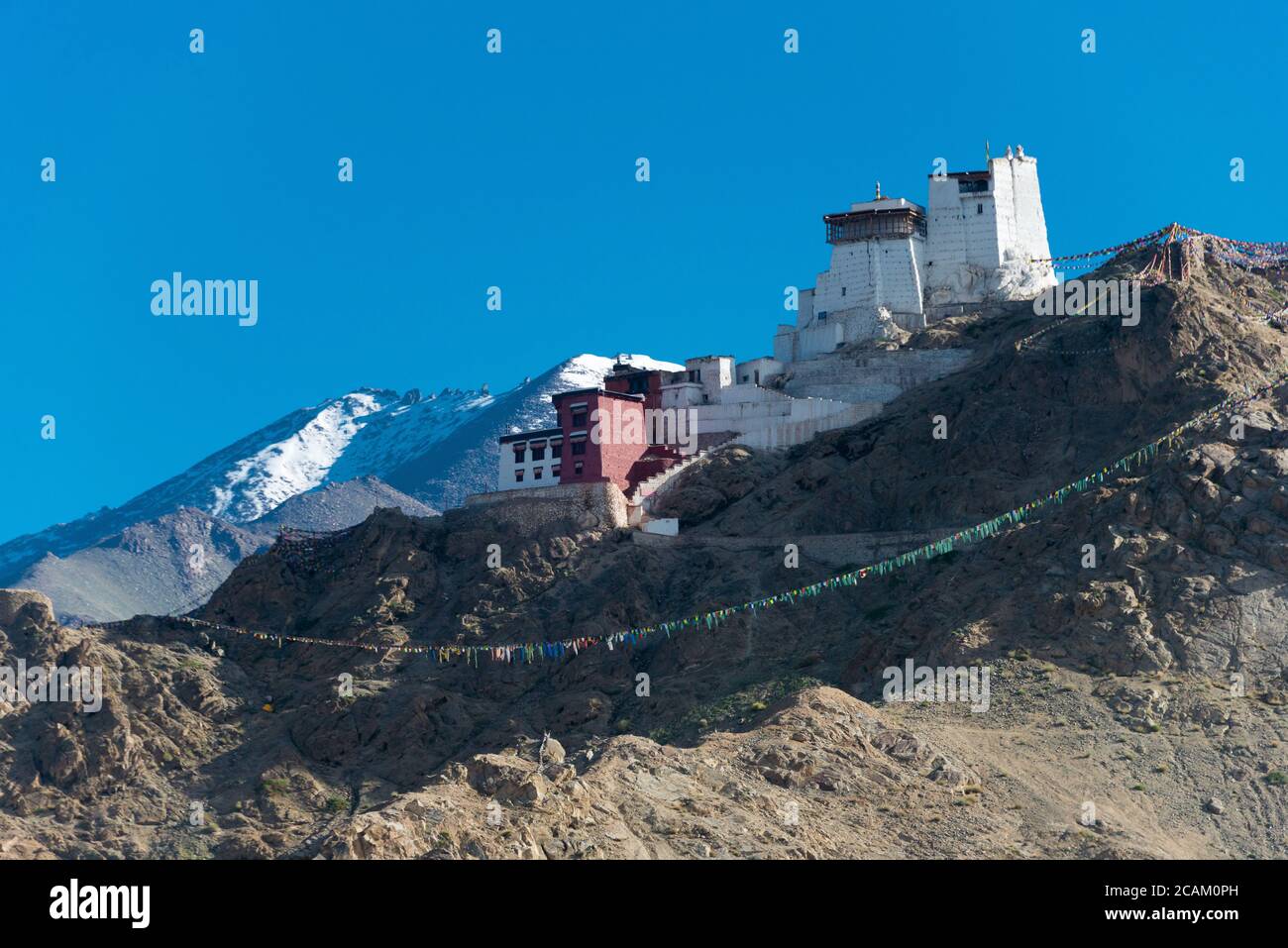 Ladakh, Inde - Monastère Namgyal Tsemo (Namgyal Tsemo Gompa) à Leh, Ladakh, Jammu et Cachemire, Inde. Banque D'Images