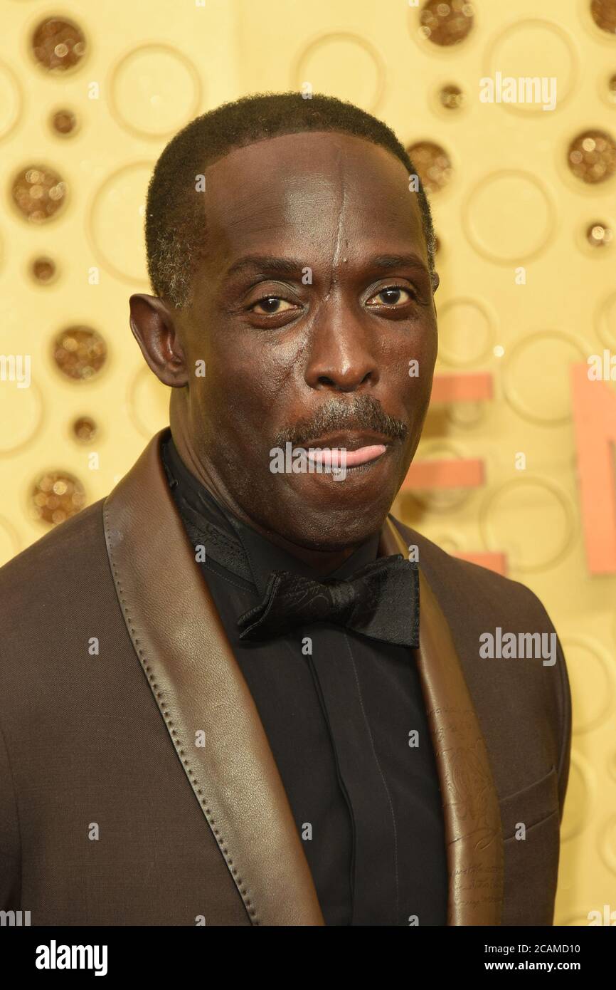 LOS ANGELES - SEP 22 : Michael K. Williams au Primetime Emmy Awards - arrivées au Microsoft Theatre le 22 septembre 2019 à Los Angeles, CA Banque D'Images