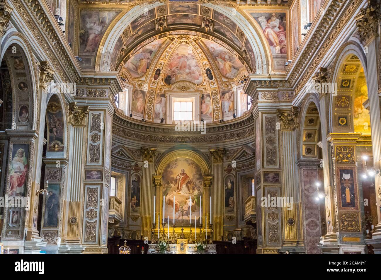 Église Saint-Marcellus à Rome, Italie Banque D'Images