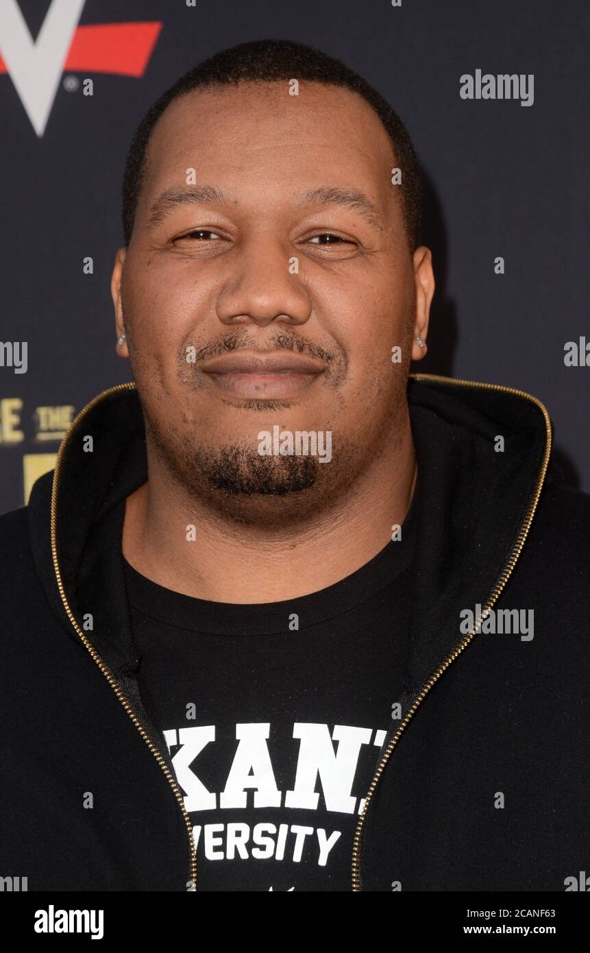 LOS ANGELES - 29 FÉVRIER : Travon libre à la première HBO 'Andre le géant' au Cinerama Dome le 29 février 2018 à Los Angeles, CA Banque D'Images