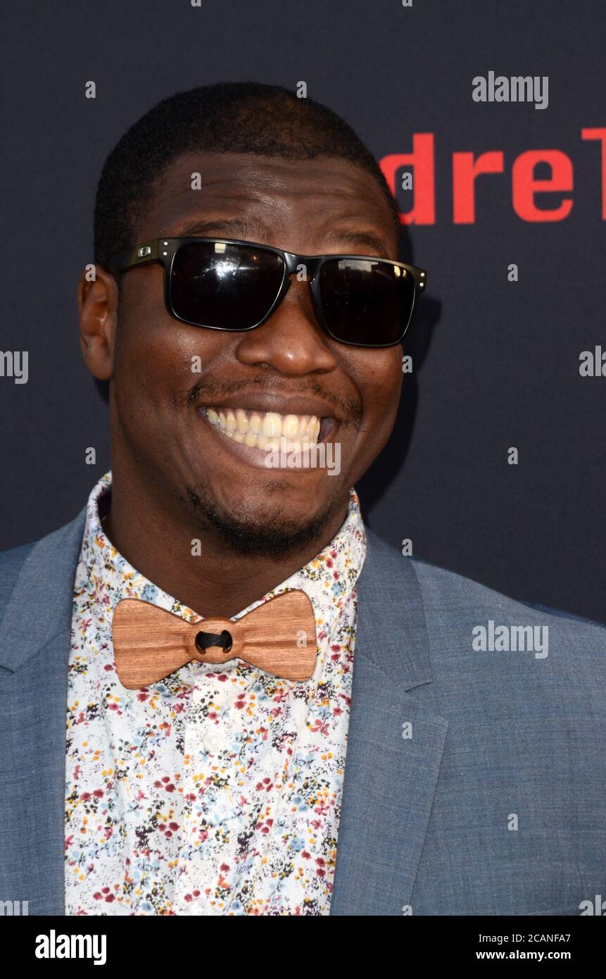 LOS ANGELES - 29 FÉVRIER : Kevin Raphael à la première HBO 'Andre le géant' au Cinerama Dome le 29 février 2018 à Los Angeles, CA Banque D'Images